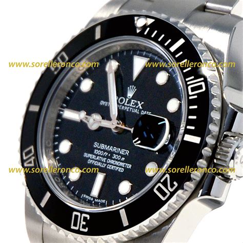 prezzo rolex submariner ghiera ceramica|rolex subacqueo.